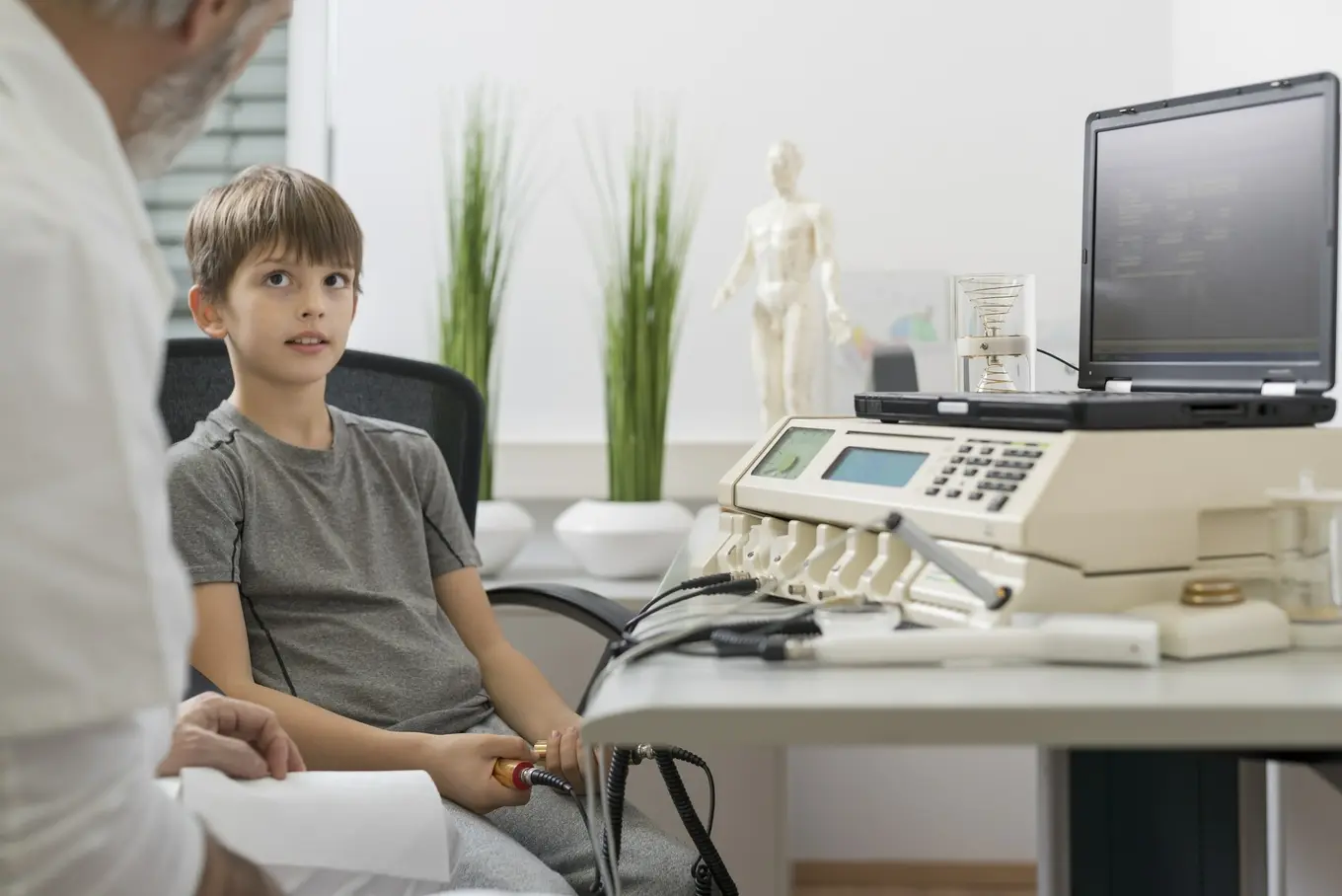 test biorezonansowy u chłopca